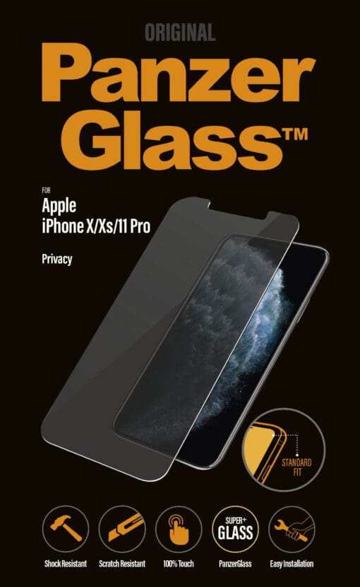 PanzerGlass Privacy f. iPhone 11 Pro/X/Xs – Bild 2