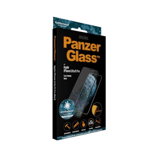 PanzerGlass iPhone 11 Pro/XS, CF, E2E, Antibakt, Black – Bild 4