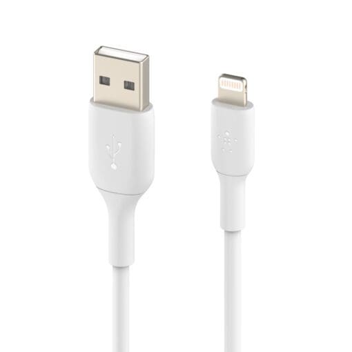 Belkin Lightning Lade/Sync Kabel PVC mfi zertifiziert 2m weiß – Bild 3