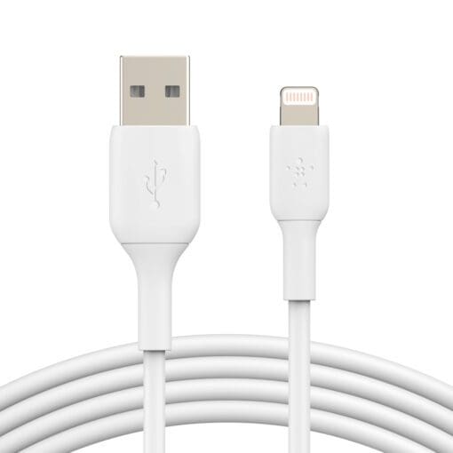 Belkin Lightning Lade/Sync Kabel PVC mfi zertifiziert 2m weiß – Bild 2