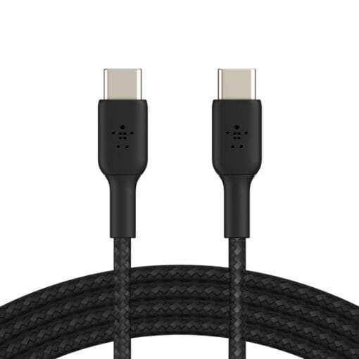 Belkin USB-C/USB-C Kabel ummantelt, 1m, schwarz – Bild 5