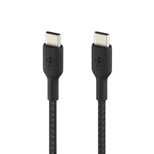 Belkin USB-C/USB-C Kabel ummantelt, 1m, schwarz – Bild 4