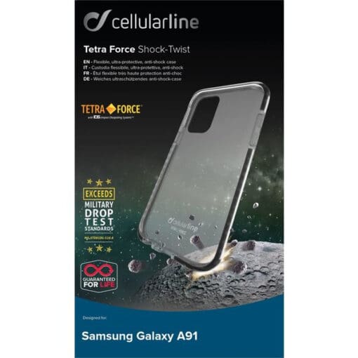 Cellularline Tetra Case Shock-Twist S. Galaxy A91/S10 Lite, tr – Bild 4