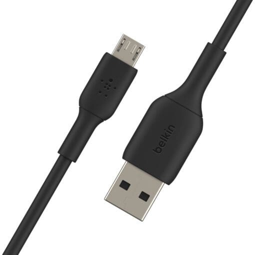 Belkin Micro-USB/USB-A Kabel PVC, 1m, schwarz – Bild 4