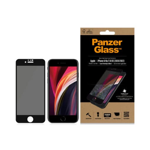 PanzerGlass Privacy iPhone 6/7/8/SE 2020, CF, Black – Bild 3