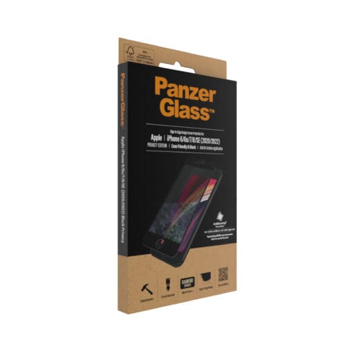 PanzerGlass Privacy iPhone 6/7/8/SE 2020, CF, Black – Bild 4