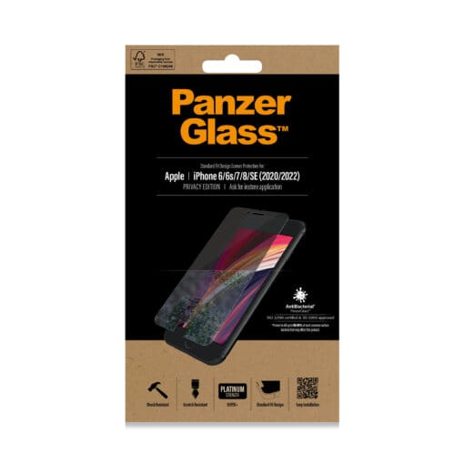 PanzerGlass Privacy f. Apple iPhone 6/7/8/SE 2020 – Bild 2