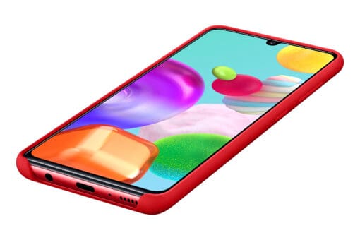 Samsung Silicone Cover EF-PA415 für Galaxy A41, Red – Bild 4