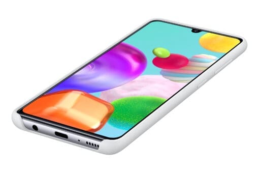 Samsung Silicone Cover EF-PA415 für Galaxy A41, White – Bild 4