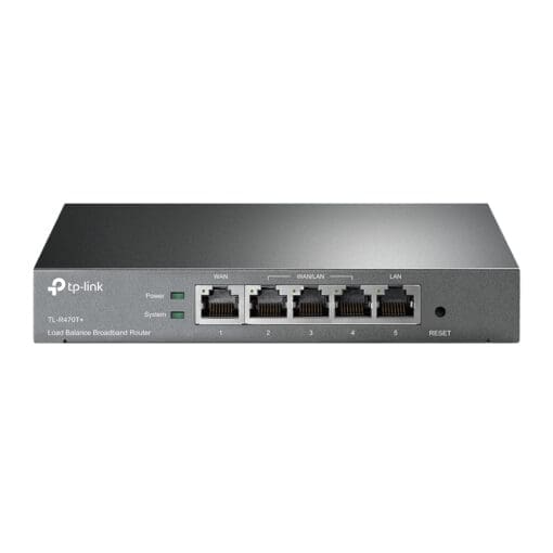 TP-Link TL-R470T+ 5-Port Multi-WAN Loadbalance Breitbandrouter