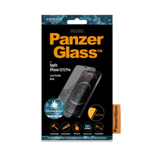 PanzerGlass E2E iPhone 12/ 12 Pro, CF, Antibakt. – Bild 2