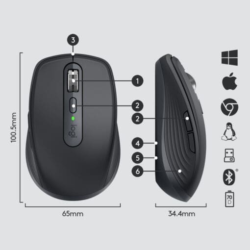 Logitech MX Anywhere 3 Graphit – Bild 6