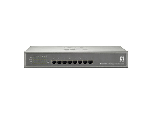 LevelOne GEP-0821 8-Port Gigabit PoE Switch – Bild 2