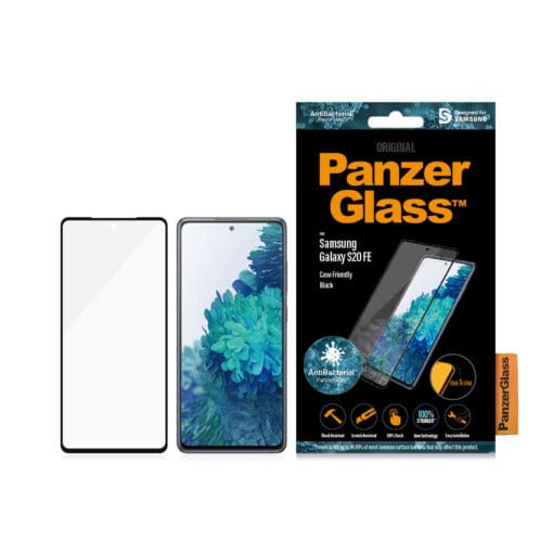 PanzerGlass E2E Samsung Galaxy S20 FE CF Antibakt, Black – Bild 3