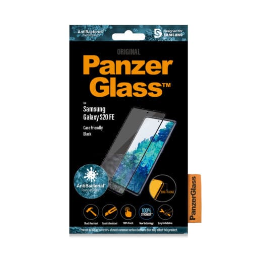 PanzerGlass E2E Samsung Galaxy S20 FE CF Antibakt, Black – Bild 2