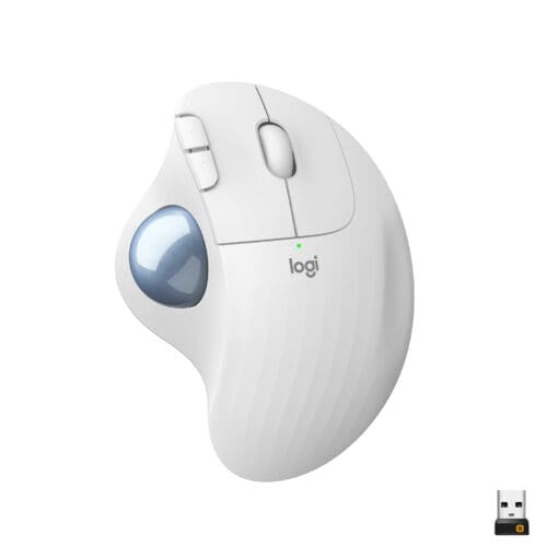 Logitech Ergo M575 Wireless Maus weiß