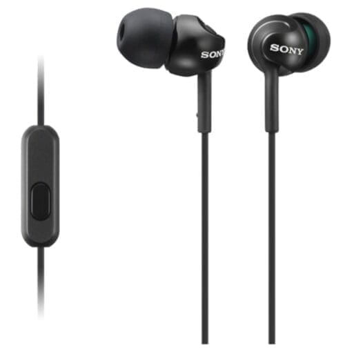 SONY In-Ear Kopfhörer mit Headsetfunktion, Schwarz