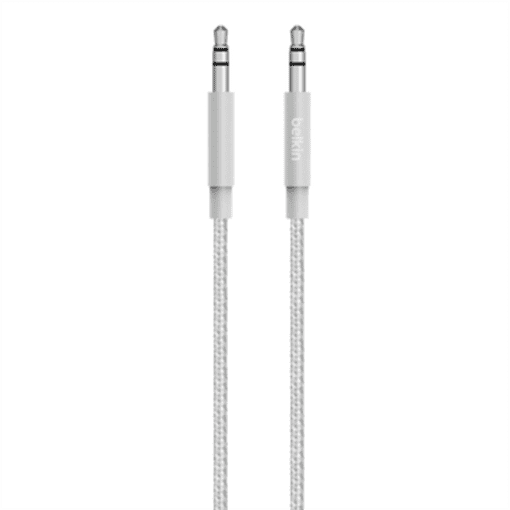 Belkin Premium MixIt Aux-Kabel, 1,2m, Silber