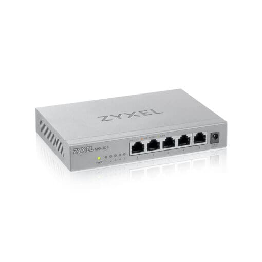 ZyXELXMG-105 5 Ports 10/2,5G MultiGig Switch unmanaged – Bild 5