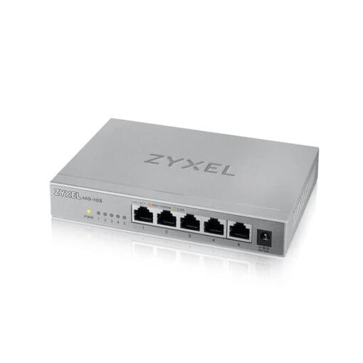 ZyXELXMG-105 5 Ports 10/2,5G MultiGig Switch unmanaged – Bild 3