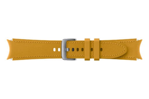 Samsung Hybrid Leather Band (20 mm, M/L), Mustard – Bild 3