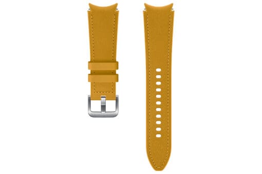 Samsung Hybrid Leather Band (20 mm, M/L), Mustard