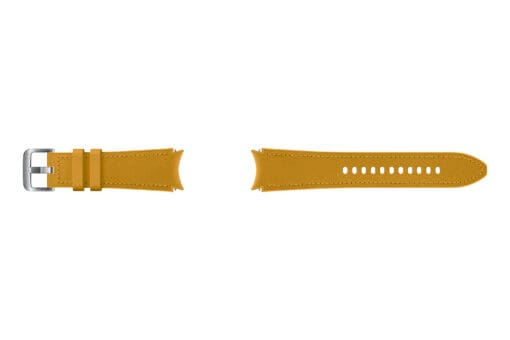 Samsung Hybrid Leather Band (20 mm, M/L), Mustard – Bild 2