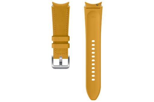 Samsung Hybrid Leather Band (20 mm, M/L), Mustard – Bild 4