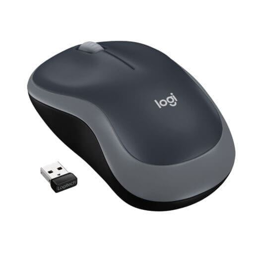 Logitech Wireless Maus M185 Swift Grey