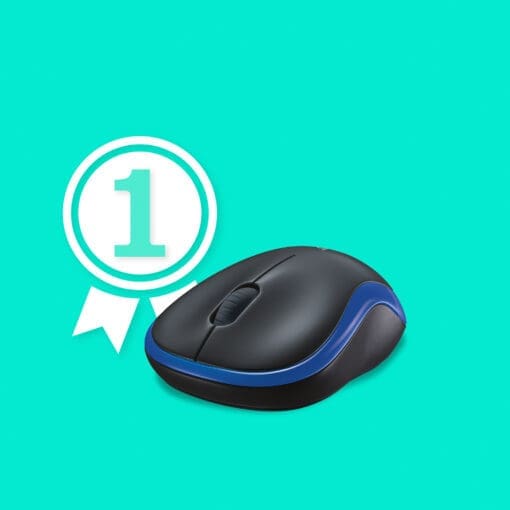 Logitech Wireless Mouse M185 Blue – Bild 2