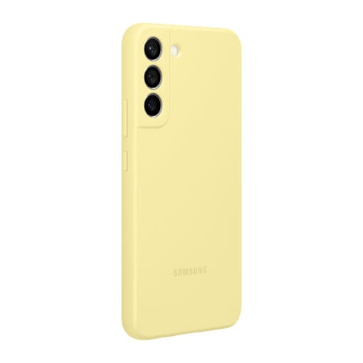 Samsung Silicone Cover für Galaxy S22+, Butter Yellow – Bild 5