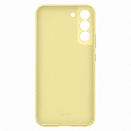 Samsung Silicone Cover für Galaxy S22+, Butter Yellow – Bild 4