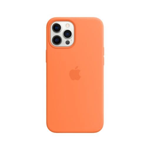 Apple Silikon Case iPhone 12 Pro Max mit MagSafe (kumquat)