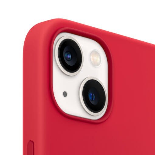 iPhone 13 - Silikon Case mit MagSafe, rot – Bild 3