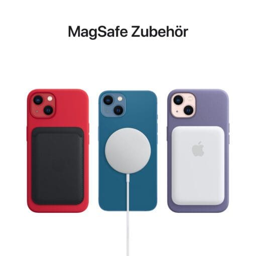 iPhone 13 - Silikon Case mit MagSafe, rot – Bild 4