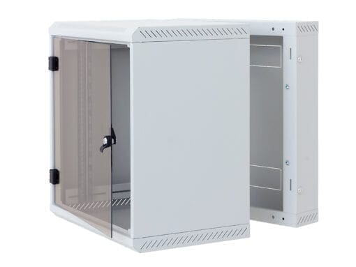 Triton 19" Wandschrank 9HE 515mm 2-teilig Vollglastür IP30