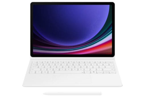 Samsung Book Cover Keyboard für Galaxy Tab S9/9 FE White – Bild 9