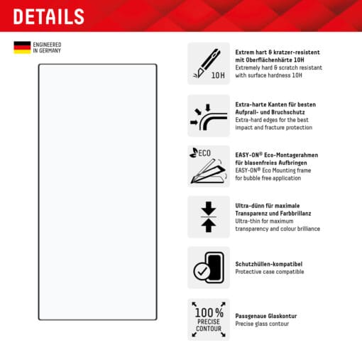 DISPLEX Panzerglas + Case Samsung Galaxy S24 Ultra – Bild 2