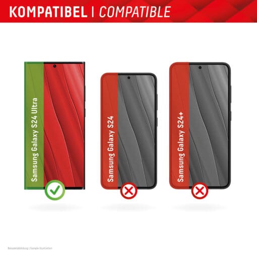 DISPLEX Privacy / Blickschutz Panzerglas Samsung Galaxy S24 Ultra – Bild 7